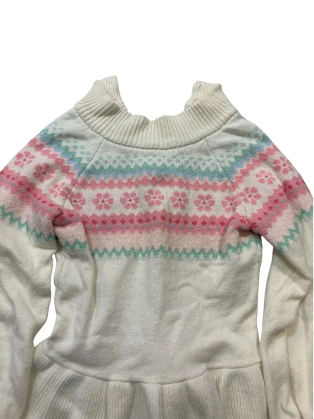 Janie and Jack Fair Isle Sweater Dress